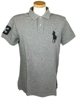 Polo Ralph Lauren Herrenpoloshirt grau Gr. L