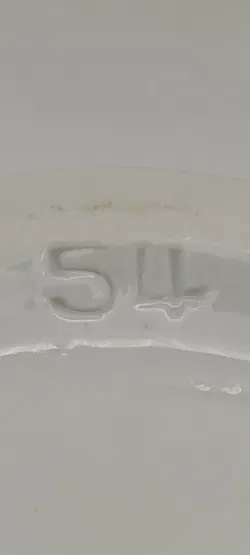 Porzellan - Vase mit Blumendekor - Bild 10