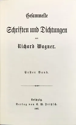 R. Wagner´s gesammelte Schriften und Dichtungen  (10. Bd.) - Ausgabe 1887 - Bild 5