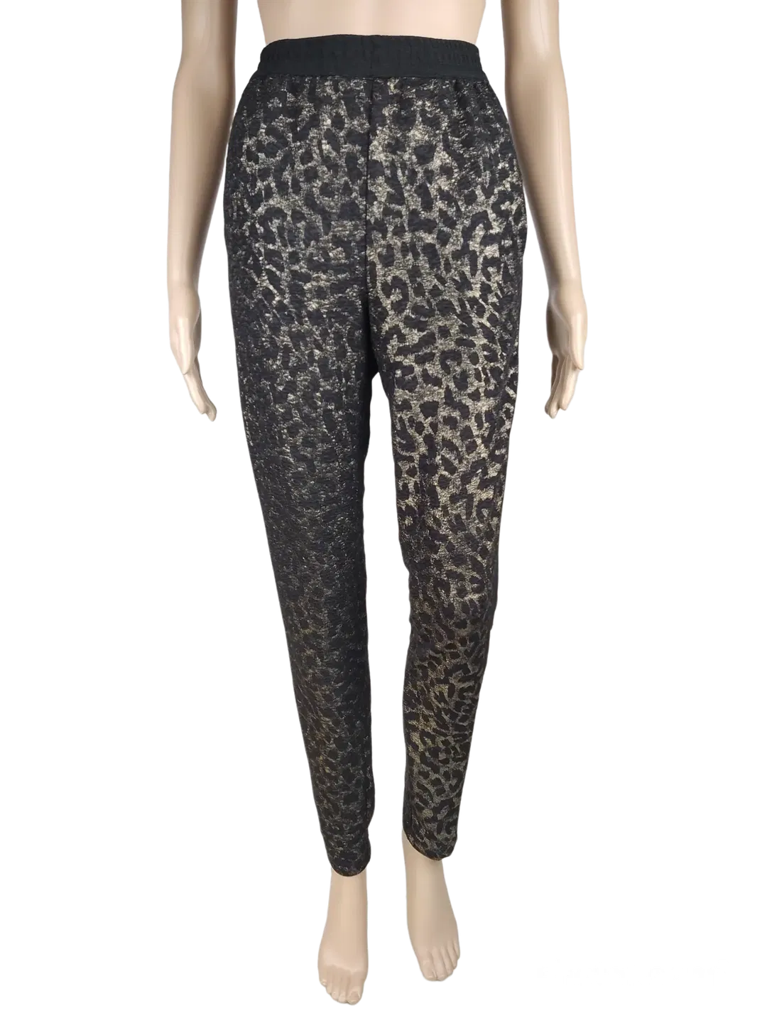 Saint Tropez Mädchen Hose schwarz/gold - Gr. XS - Bild 1