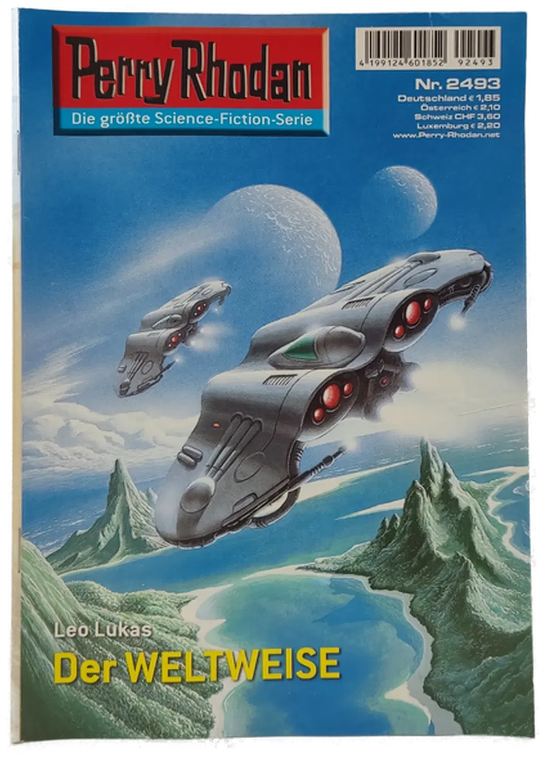 Romanheft Perry Rhodan Der WELTWEISE Erstauflage Nr. 2493 - Bild 1