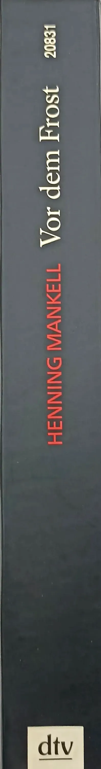 Vor dem Frost - Henning Mankell – Bild 2