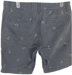 Shorts "Angelo Litrico", blau mit Taschen und Aufdruck, Größe M (geschätzt) – Vorschau 3