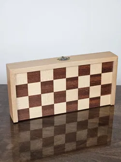 Schachspiel aus Holz  - Bild 3