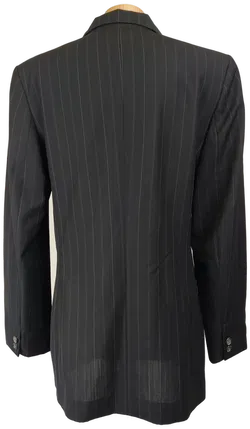 Rene Lezard Damen-Blazer schwarz gestreift - M/38 - Bild 2