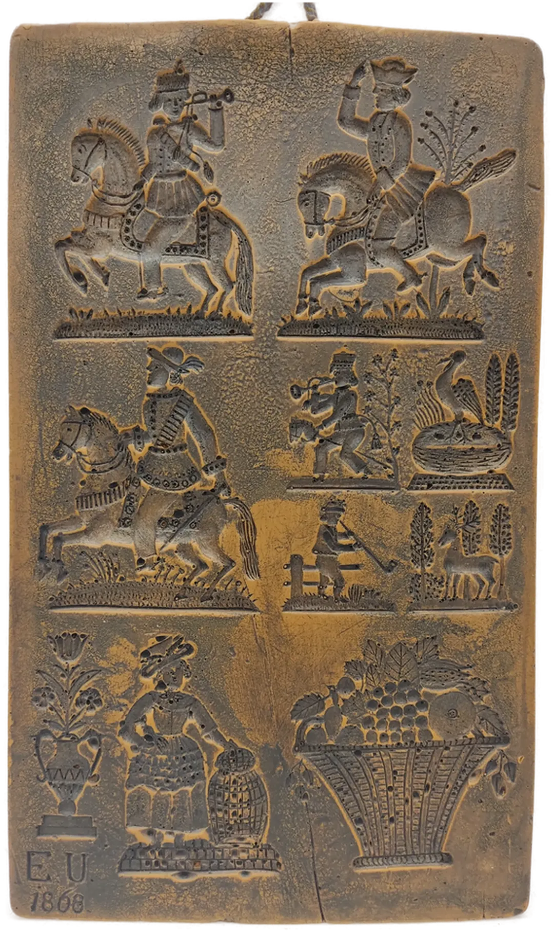 Wachsmodel alt diverse Reiterdarstellungen E.U. 1868 - Bild 2