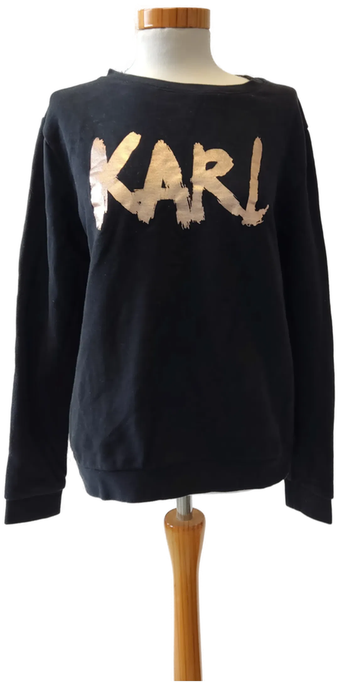 Karl Lagerfeld Sweater Damen schwarz und gold - Gr. S - Bild 4