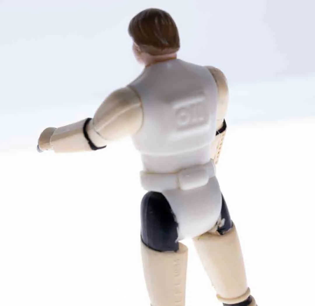 Vintage Star Wars Action Figure Luke Skywalker Stormtrooper -ohne Helm und ohne Gurt – Bild 4