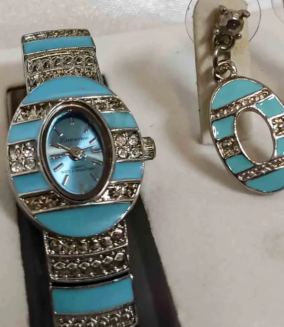 Lawrence Precious Jewel Schmuckset mit Uhr, Kette, Ohrringen & Ring – Bild 3