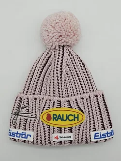 Eisbär Strickhaube "Julia Scheib", rosa 