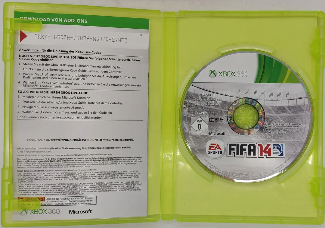 XBOX 360 Game "EA Sports FIFA 14" – Bild 3
