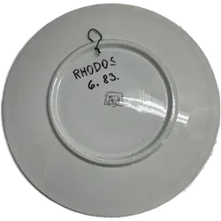 Antiker Wandteller Appolon Rhodos 33,5cm - Deko & Rarität 1983 - Bild 2