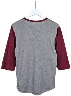 Brixton Herren T-Shirt, grau/rot - Gr. M - Bild 2