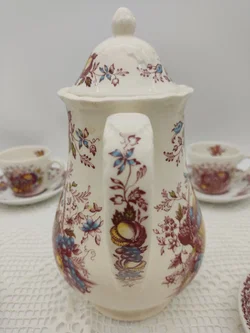 Royal Tudor 'Fruits & Flowers Kaffee- und Teeservice Keramik | Englischer Schatz - Bild 9