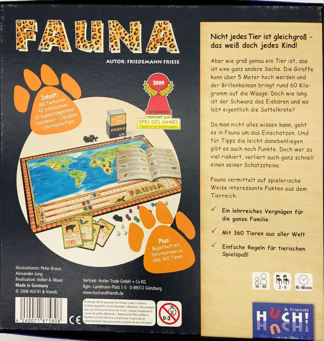 FAUNA - Das tierisch gute Wissensspiel - Huch & friends – Bild 2