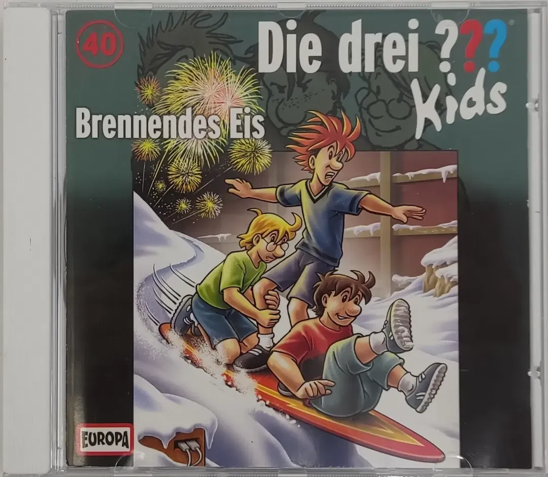 CD Die drei ??? Kids - Brennendes Eis, Hörspiel - Bild 1