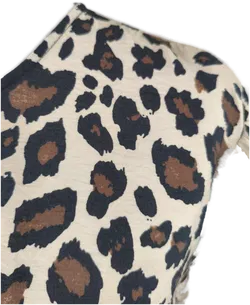 Damenblusenkleid Gr. 46 Leopoard - Bild 3