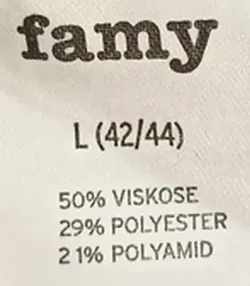 Famy Damen Weihnachtspullover dunkelblau gemustert Gr. L 42/44 - Bild 4