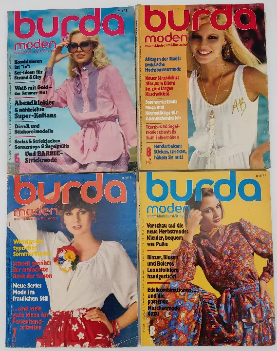 Burda Modezeitschrift 12 Hefte 1977 – Bild 2