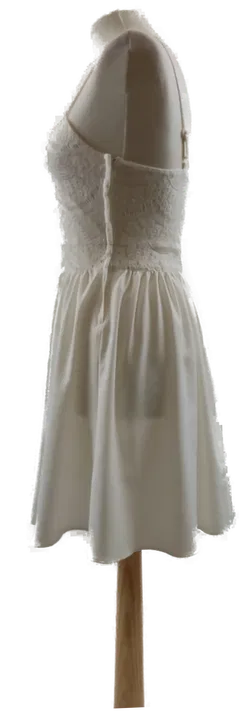 weißes Minikleid mit Trägern  - Bild 2