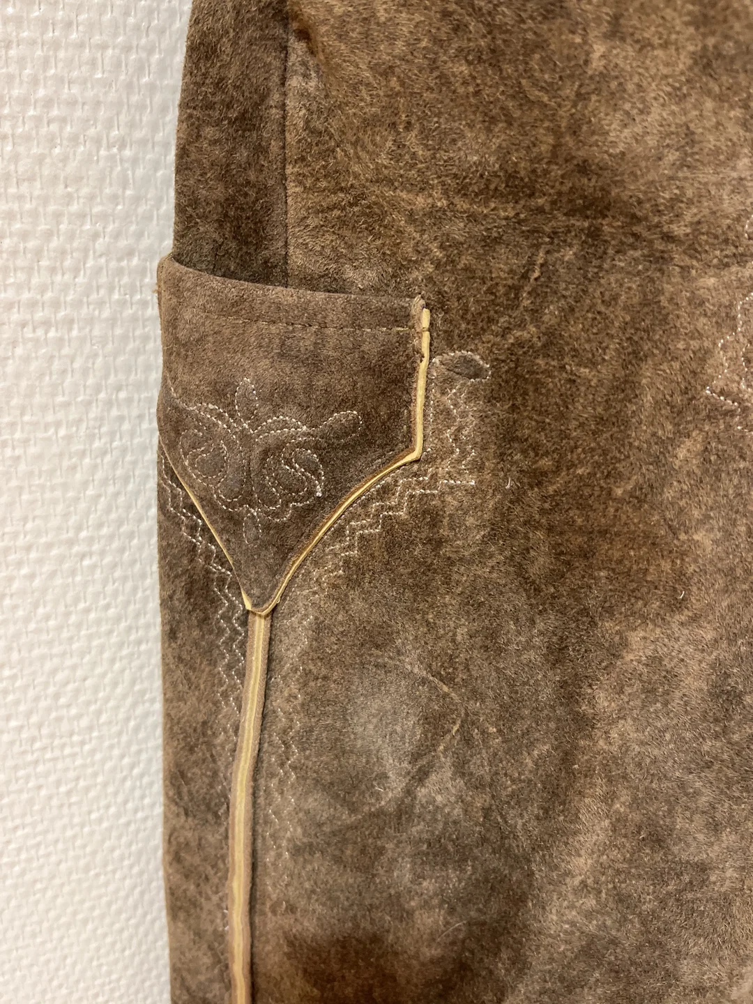 STOCKERPOINT Herren Tracjten-Hirschlederhose Gr. 50 - Neuwertig & kaum getragen – Bild 3