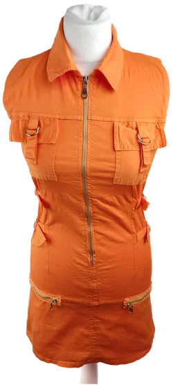 Damen-Overall S aus Baumwolle | Praktischer Taschen-Look