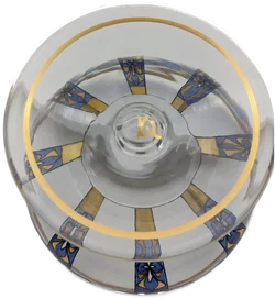 Handbemalte dekorative Glasschale - Sehr gute Qualität - Bild 8