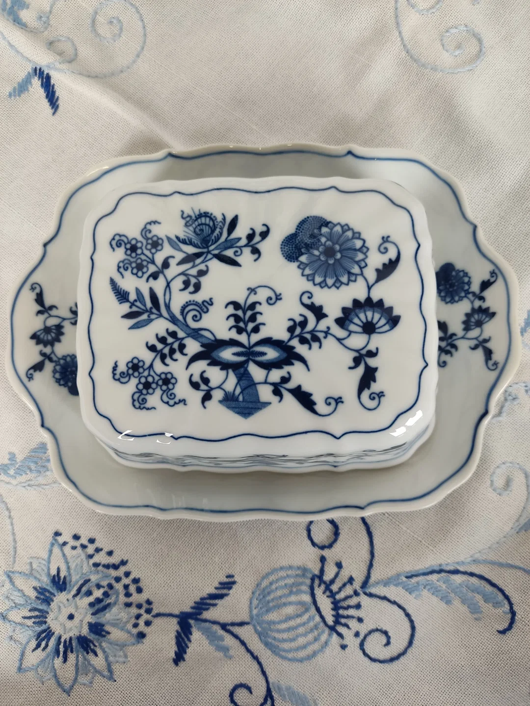 Blue Danube mit Zwiebelmuster Japan Porzellan-Set 6-tlg. | Festliche Stimmung – Bild 9