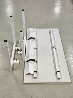 Neudörfler Schreibtisch weiß  - 160 x 80 cm - Büromöbel  - Bild 4