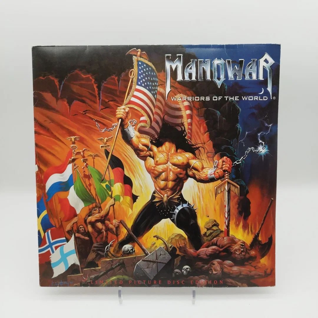 Vinyl LP Manowar Warriors Of The World-Limited Picture Disc Edition (2002), NB 715-9 | Sammlerstück – Bild 2