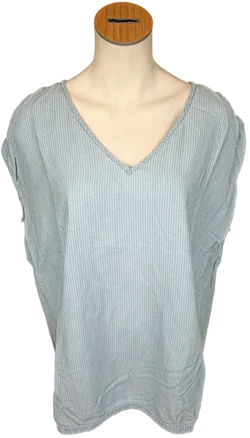 s.Oliver Damenbluse blau/weiß gestreift Gr. XL