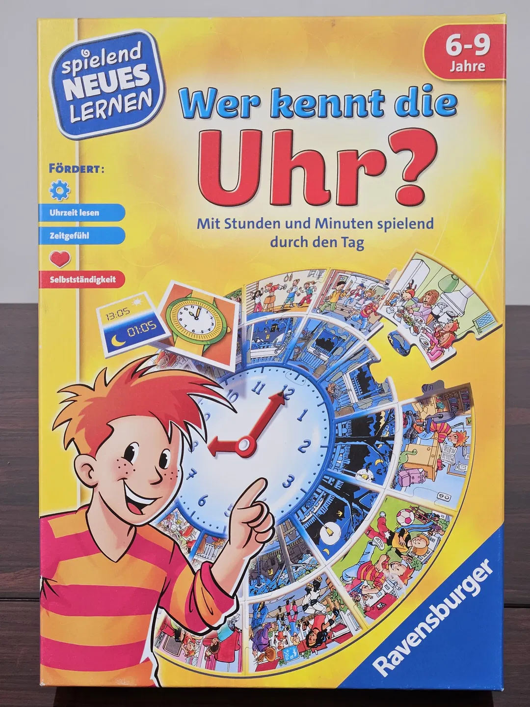 Spielend neues lernen - Wer kennt die Uhr? - Gesellschaftsspiel - Ravensburger - Bild 1