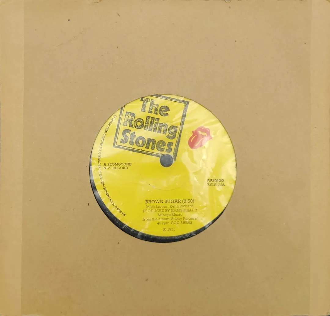 Single Vinyl The Rolling Stones "Brown Sugar / Bitch / Let It Rock" – Bild 1