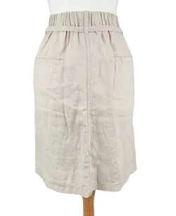 Marc O'Polo Damen Leinenrock, beige - Gr. M - Bild 2