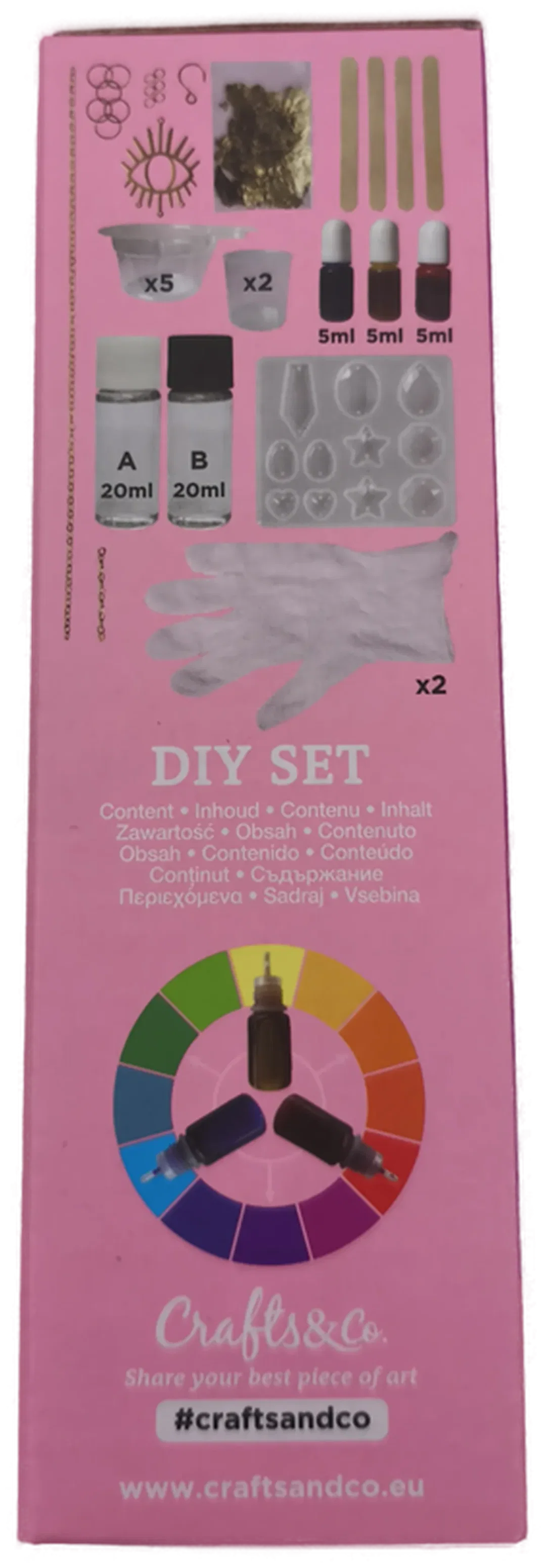 DIY Suncatcher Kit der Marke Crafts & Co, Sonnenfänger selbst gießen – Bild 4