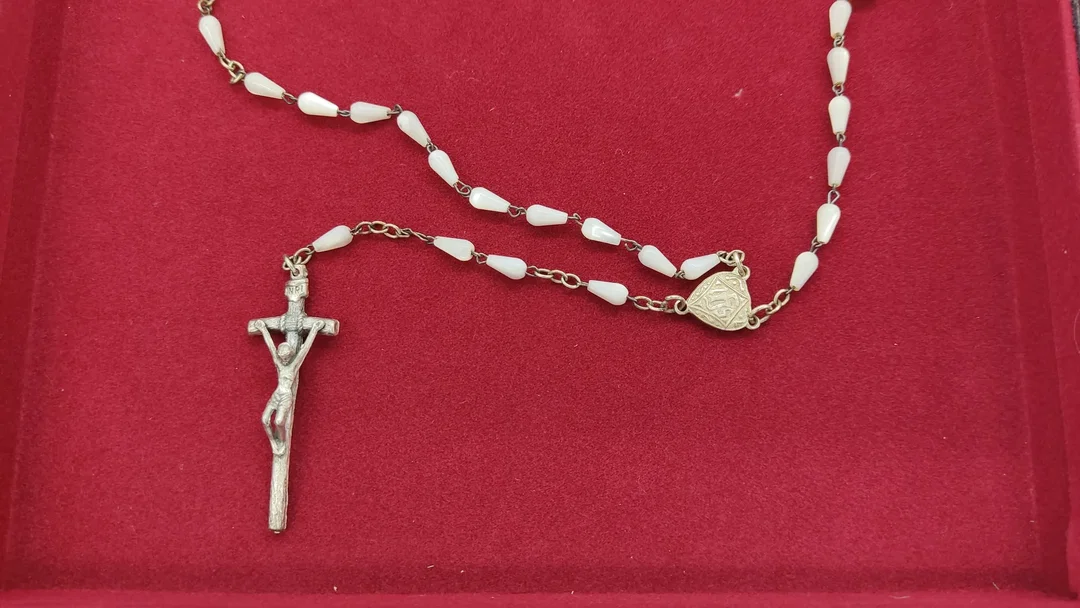 Andenken an die hl. Firmung "Gotteslob mit Rosenkranz" von 1975 /Bibel – Bild 5