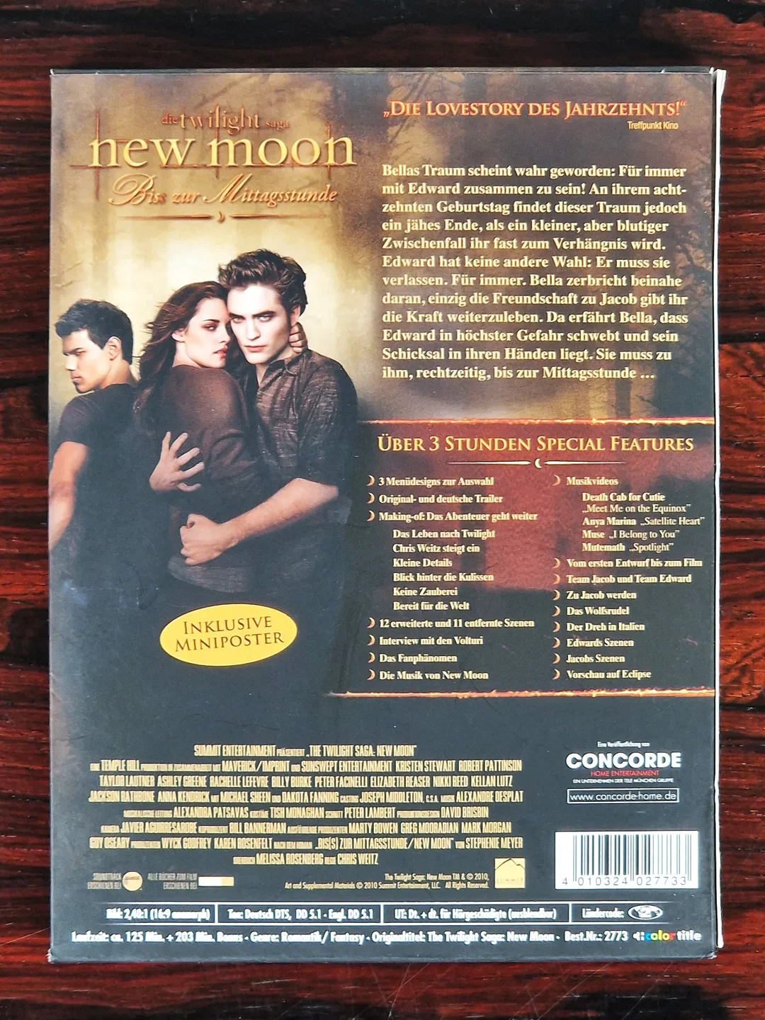New Moon - Biss zur Mittagsstunde - Film - DVD - 2-Disc Fan Edition - Schuber – Bild 2