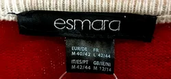 Esmara Damen Weihnachts-Midikleid rot gemustert Gr. M (40/42) - Bild 3