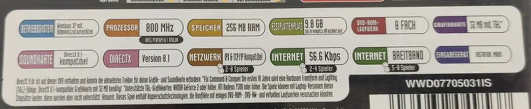 PC Game 2 DVD-ROM Command & Conquer "Die Ersten 10 Jahre" – Bild 3