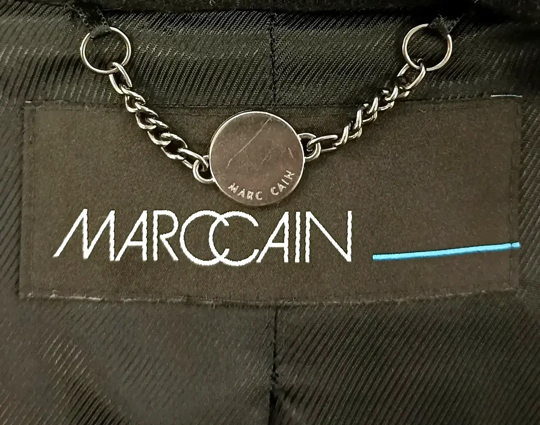 Marc Cain Damen Mantel schwarz Gr. 40 – Bild 4