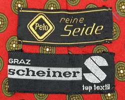 Pelo Graz Scheiner Herren Seidenkrawatte gemustert - Bild 3