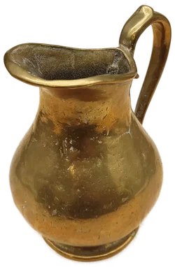 Vintage Messing-Krug mit Henkel 1,7 kg