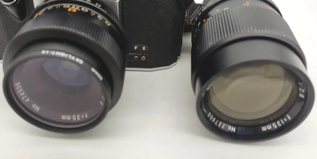 Porst Reflex FX 6 Spiegelreflexkamera mit 2 Festbrennweiten von Revuenon – Bild 2
