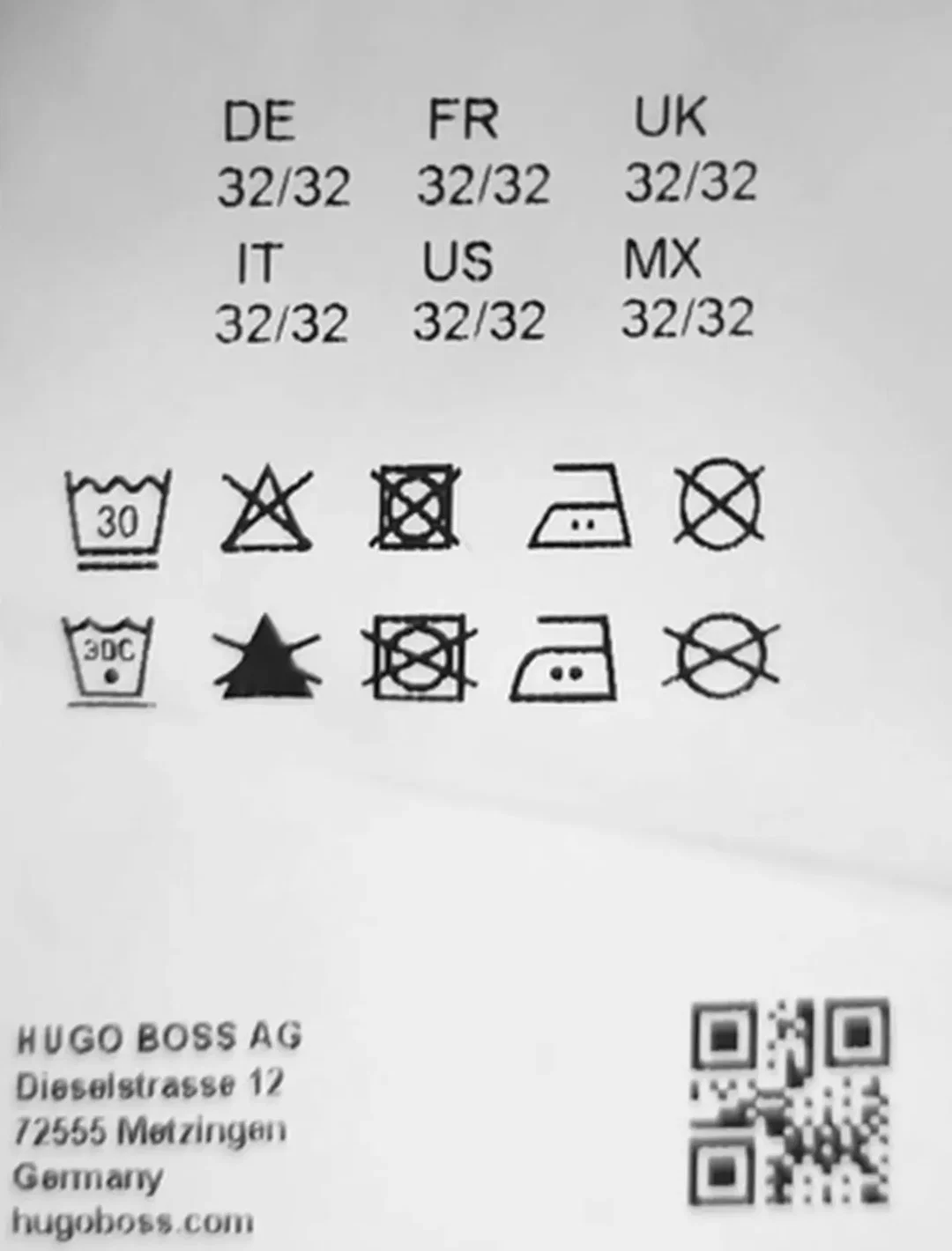 Hugo Boss Herrenjeans blau Gr. 32/32  – Bild 4