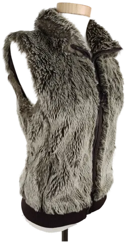 EDC by Esprit Damen Felljacke Ärmellos - XS/34 - Bild 2