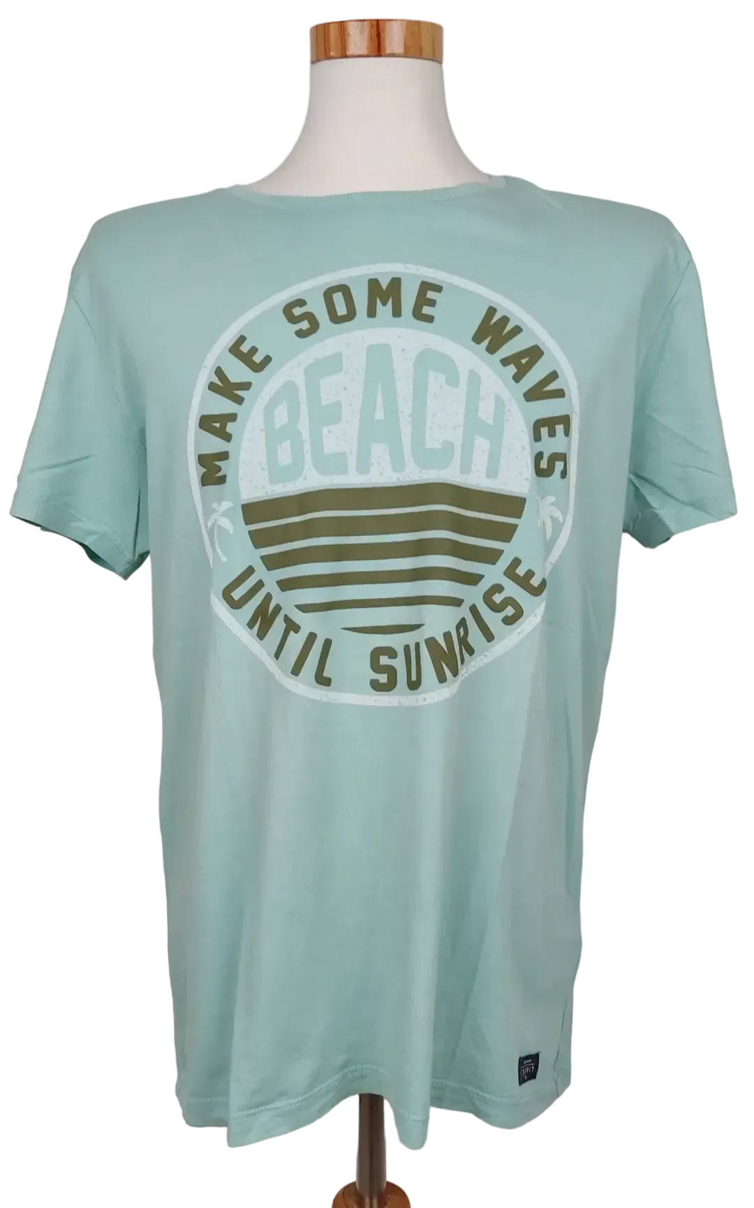 Esprit Herren T-Shirt, türkis - Gr. L  - Bild 1