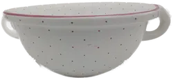 Gmundner Keramik Schüssel rosa Tupfen Durchmesser: 27 cm - Bild 4