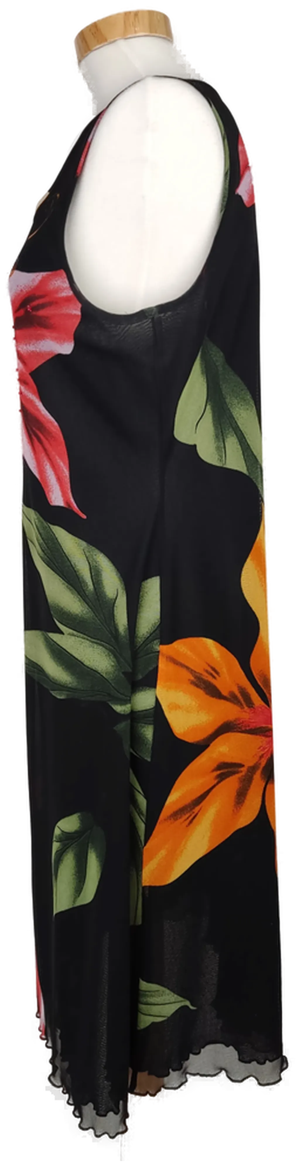 Taifun Damen Kleid schwarz geblümt - XL/42 – Bild 3