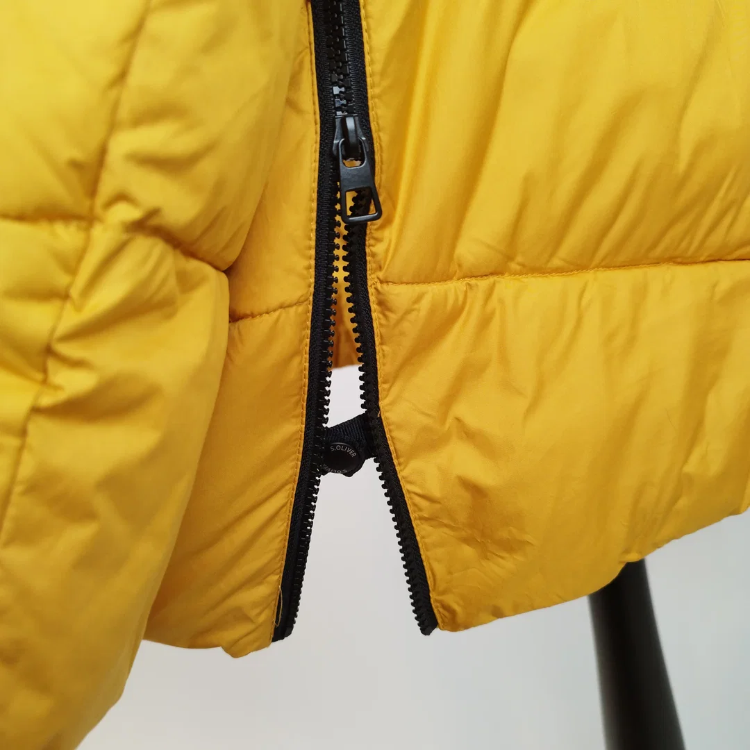 s.Oliver Steppjacke mit Kapuze, senfgelb, Gr. 40 – Bild 4