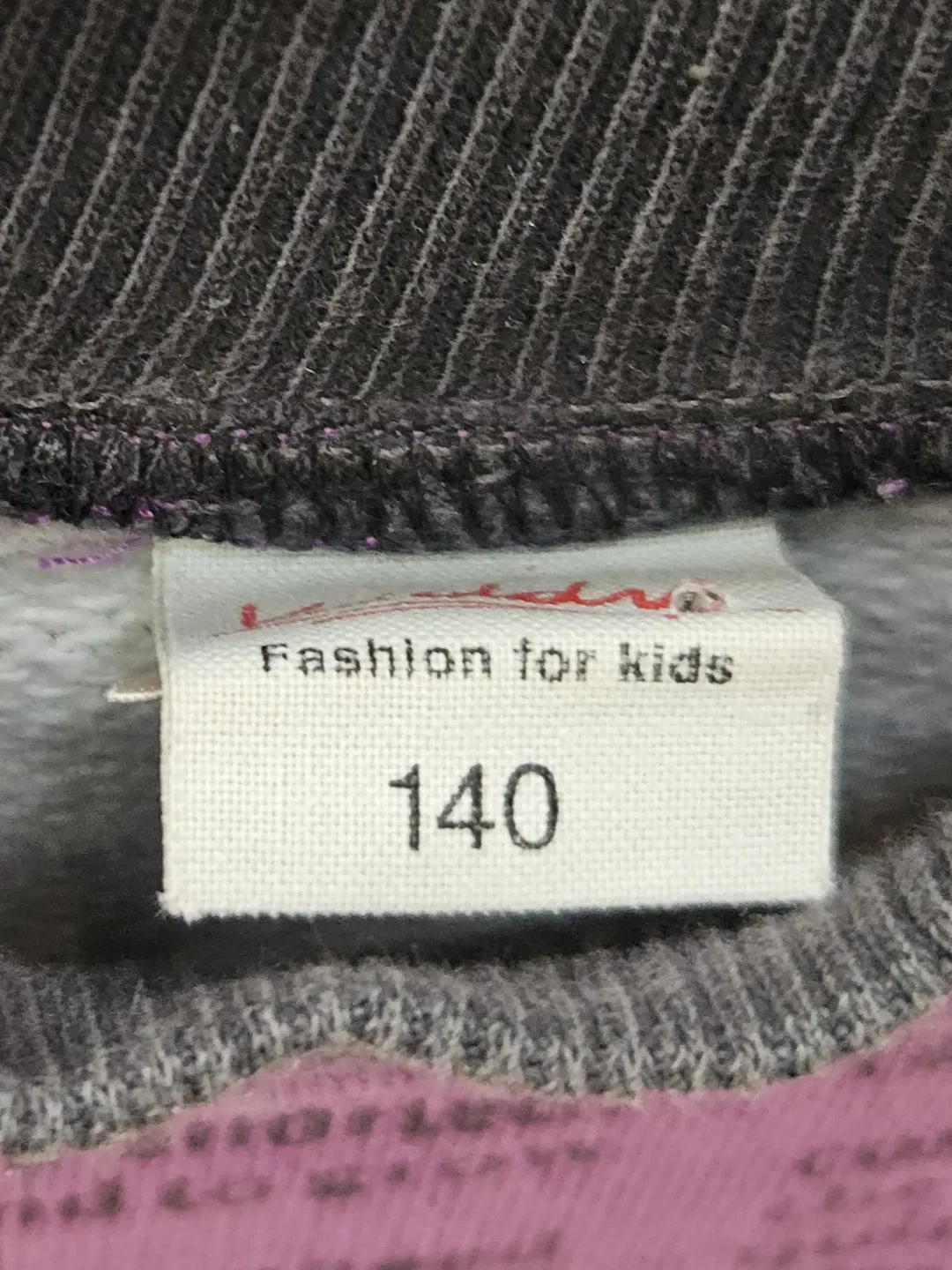 KIDDYS Kinder Vintage Pullover, lila - Gr. 140 – Bild 4